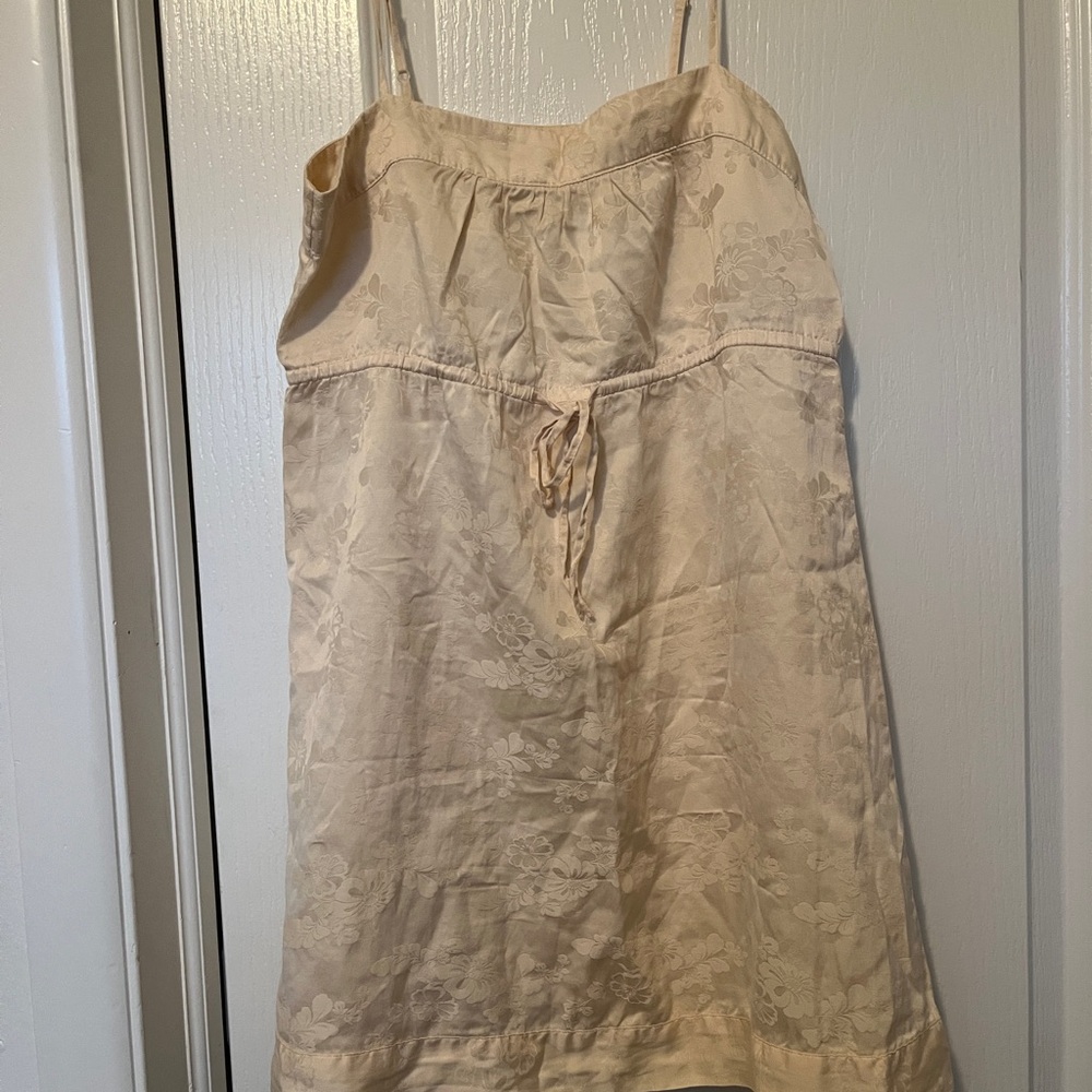 GAP Cream Floral Lace Chemise